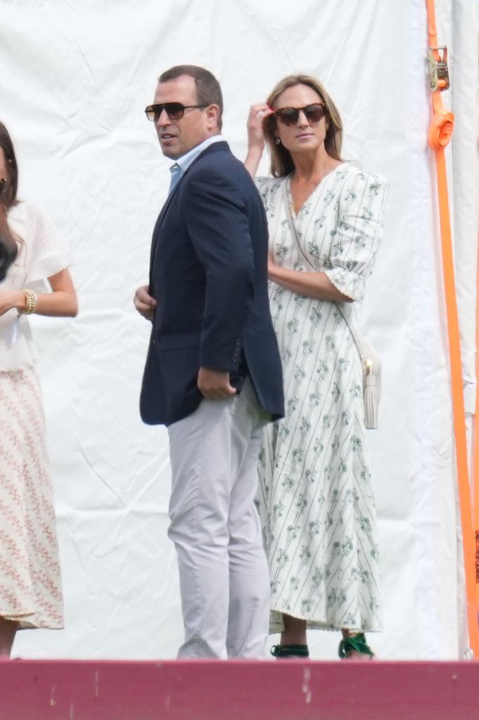 Peter Phillips and Harriet Sperling at the polo