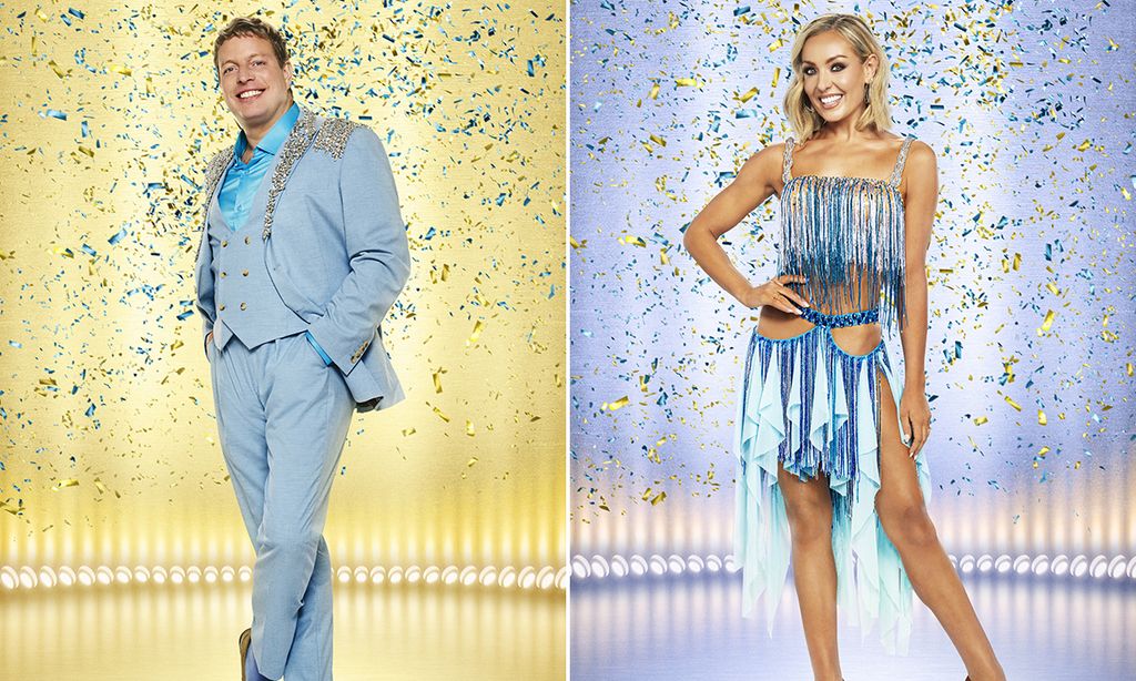 Split image of Thomas Skinner and Amy Dowden