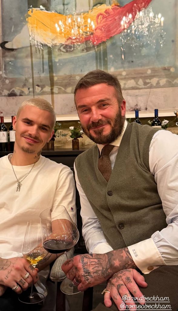 23-year-old Romeo also joined his family on Christmas Day