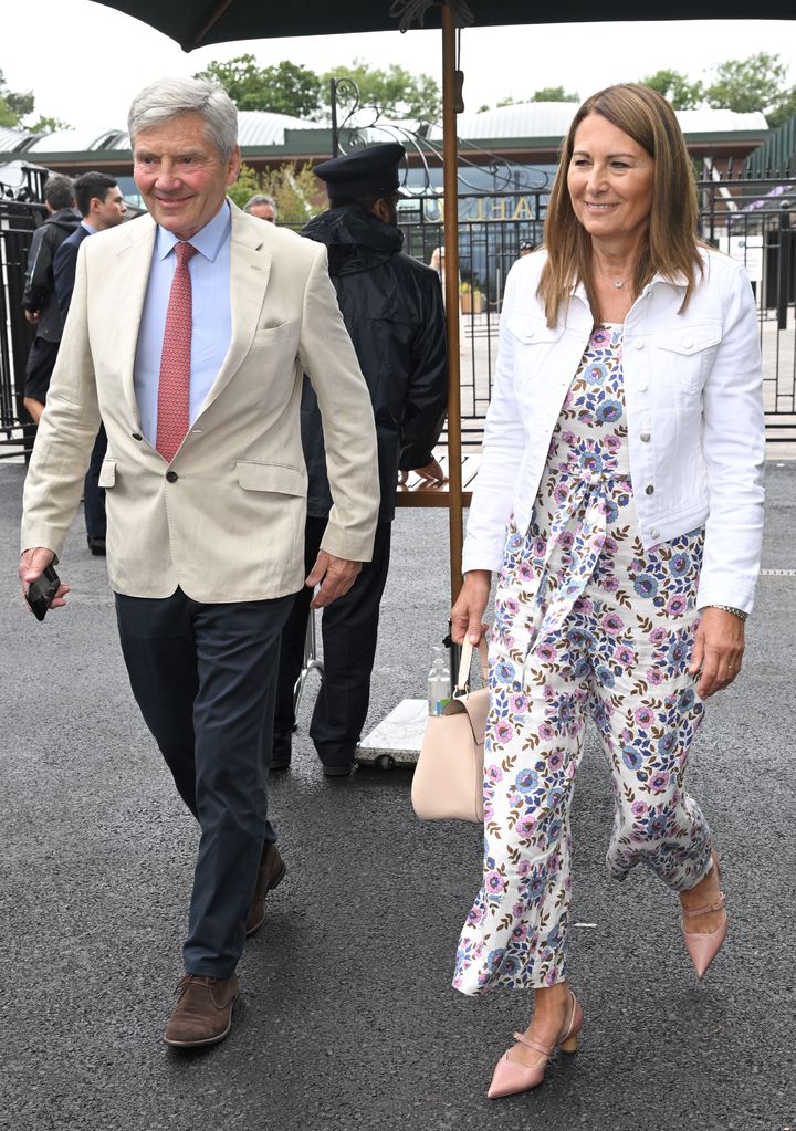 Michael and Carole Middleton at Wimbledon