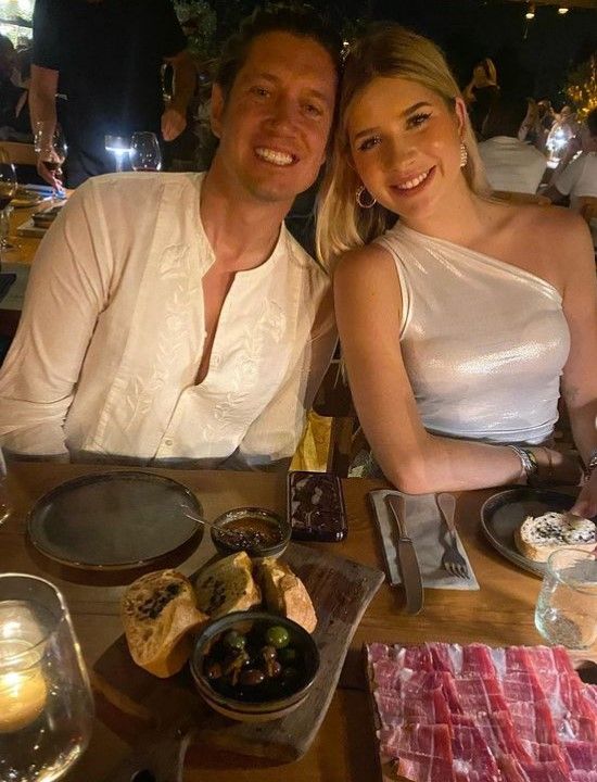 Vernon Kay and daughter Phoebe in Ibiza