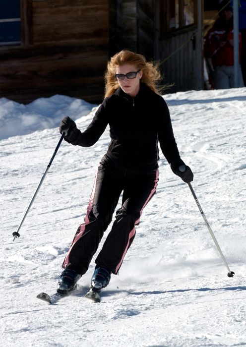 sarah ferguson skiing