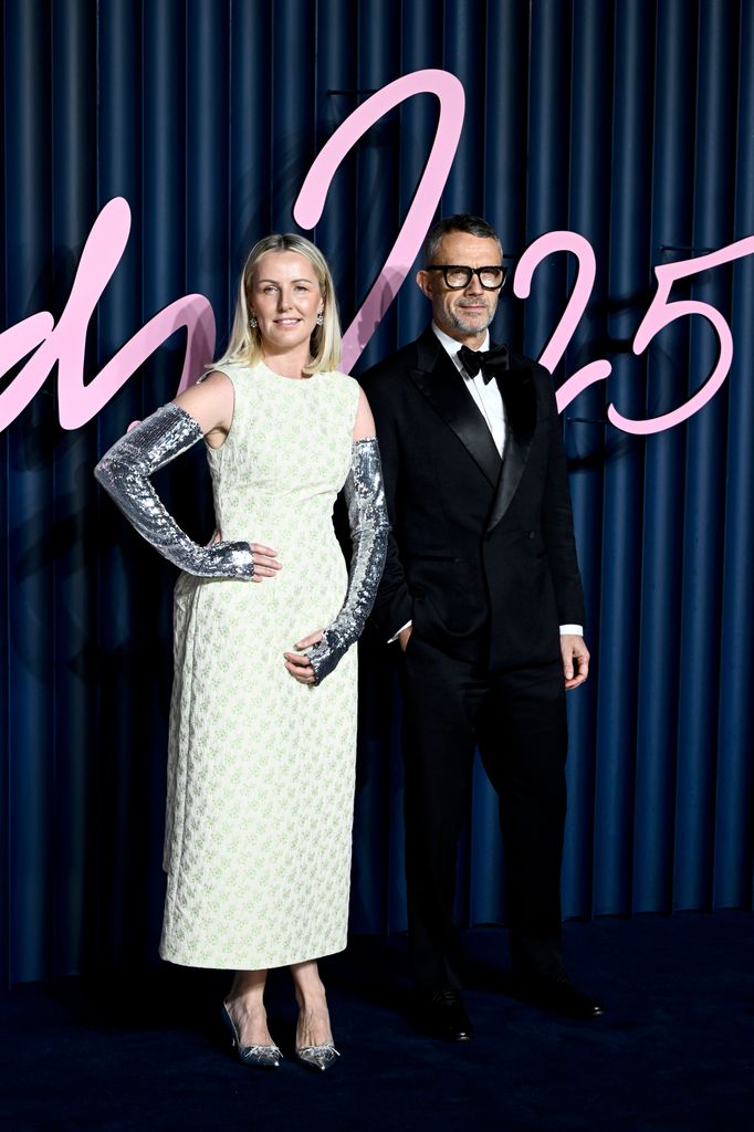 Laura Weir and David Pemsel attend The Fashion Awards 2025 presented by Pandora at the Royal Albert Hall on December 01, 2025 in London, England