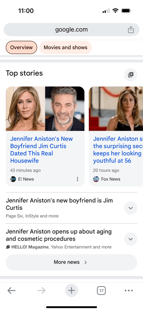 Preferred sources on Google