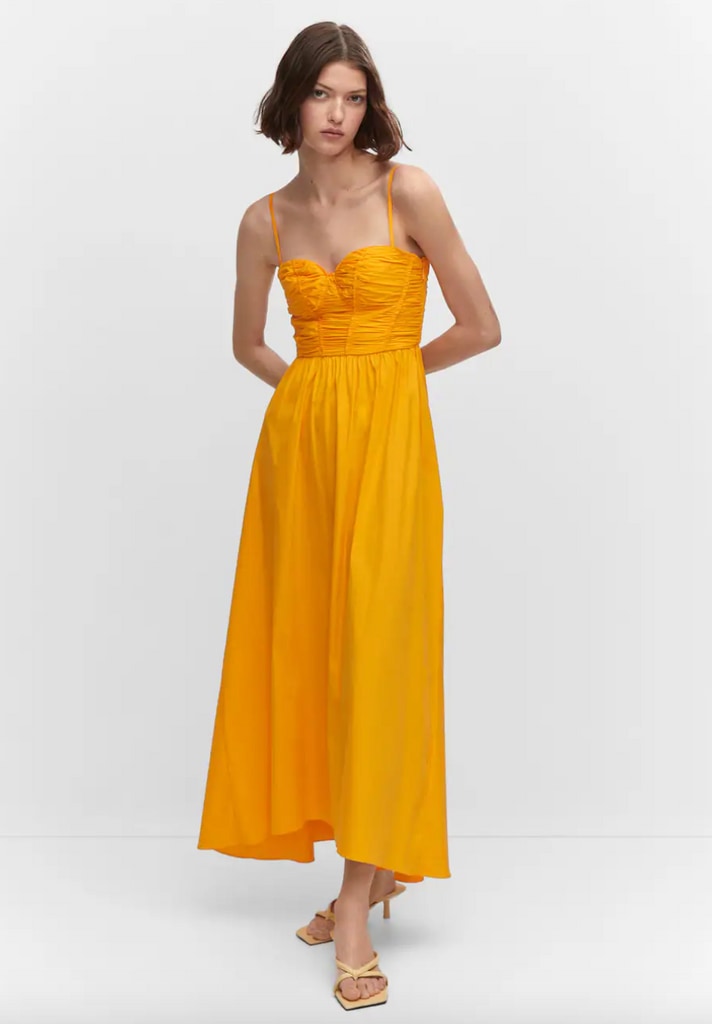 Mango yellow dress