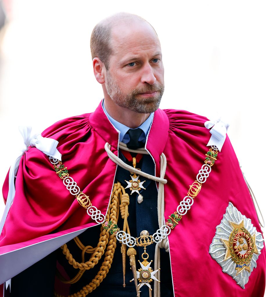 Prince William, Prince of Wales attends the Order of the Bath Service at Westminster Abbey