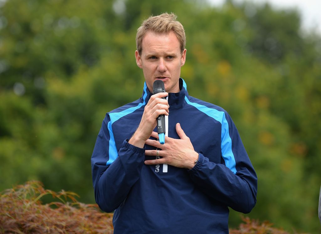 Dan Walker speaking at the presentation ceremony during the Galvin Green PGA Assistants' Championship
