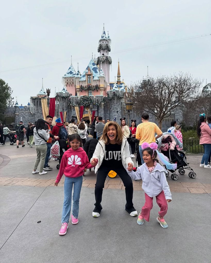 Hoda Kotb's magical adventure with her two daughters see the
