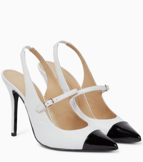 kate middleton alessandra rich cap toe two tone heel shoes
