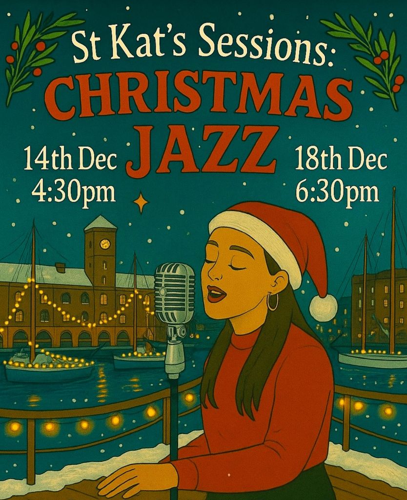 poster featuring cartoon of woman singing 