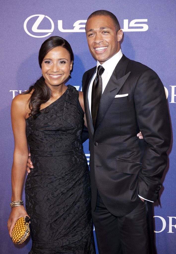 T.J. Holmes and Marilee Fiebig at the BET Honors