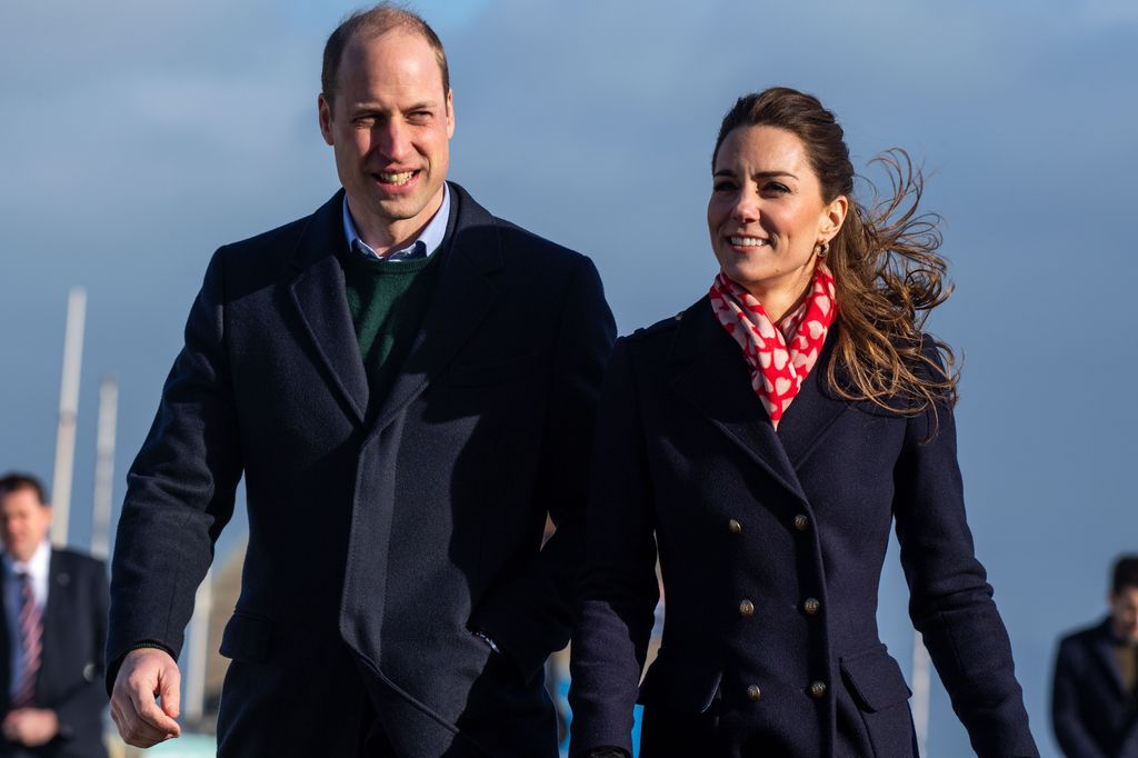 William and Kate in Swansea, Wales