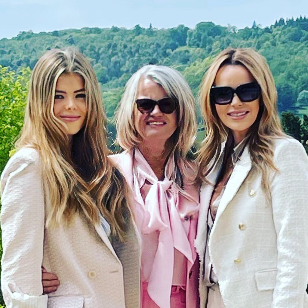 Amanda Holden wears same jacket as lookalike daughter Lexi as they join Amanda's mum Judith