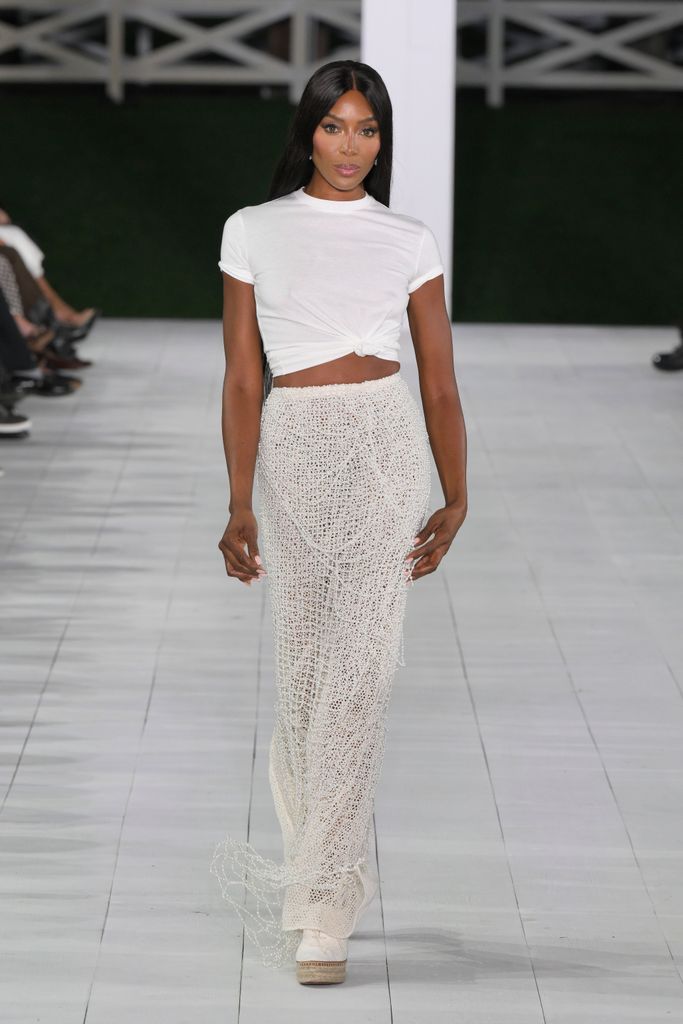 Naomi Campbell walked the runway for Ralph Lauren's spring/summer 2025 collection 