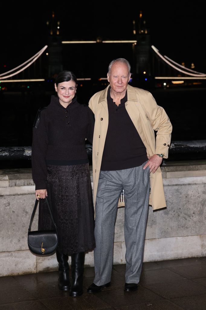 Megan Everett-Skarsgård et Stellan Skarsgård 