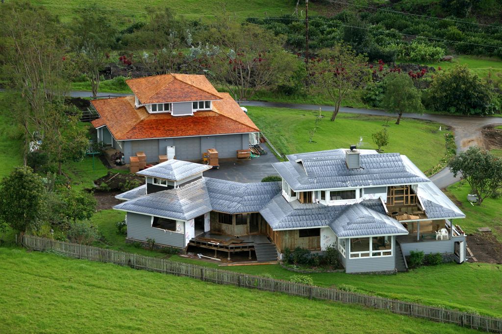 Oprah Winfrey's estate in Kula, on the island of Maui