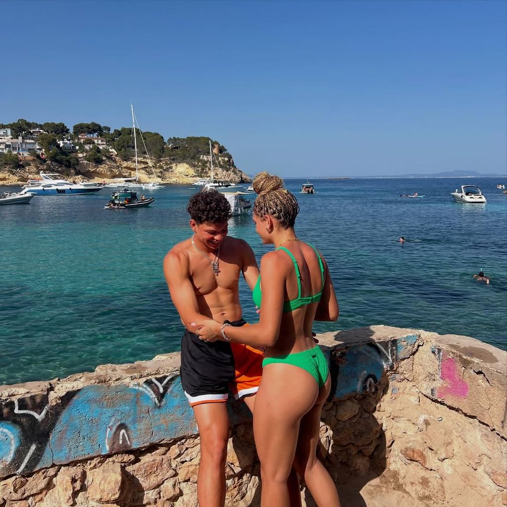 Ben Shelton and Trinity Rodman on vacation