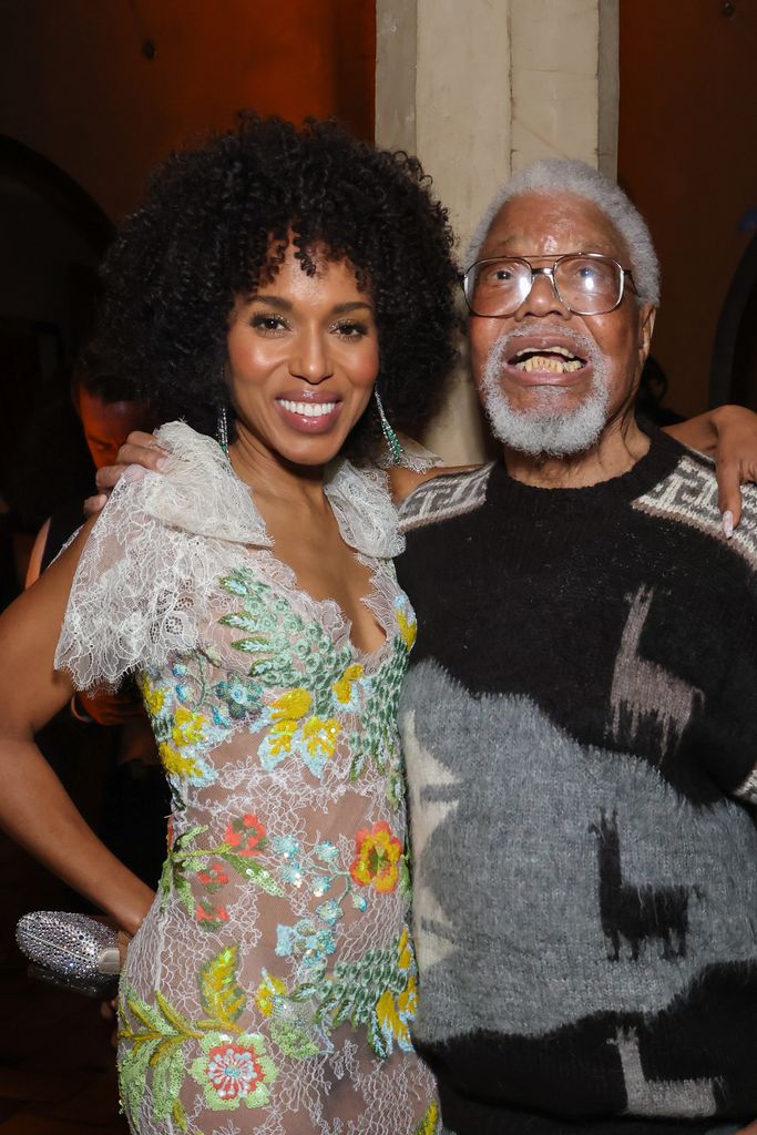 Kerry Washington and Earl Washington at the premiere of "UnPrisoned" held on March 2, 2023 in Los Angeles, California