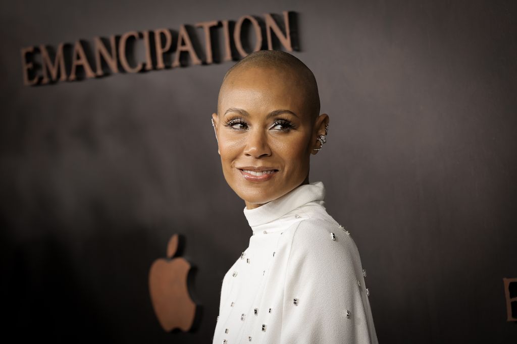 Jada Pinkett Smith attends the premiere of Apple Original Films' "Emancipation" at Regency Village Theatre on November 30, 2022 in Los Angeles, California