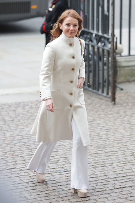 geri halliwell in all white