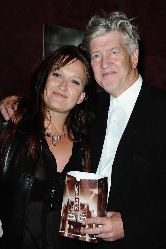 Jennifer Chambers Lynch and executive producer David Lynch attend the premiere of Surveillance