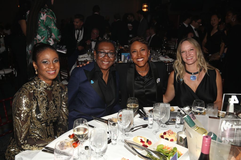 Roxanne Wilshire, Gloria Carter, Robin Roberts and Amber Laign at the 29th Annual GLAAD Media Awards, 05 May 2018