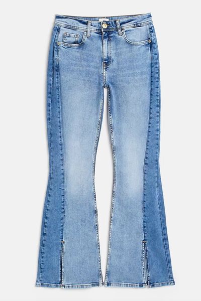 river island split jeans