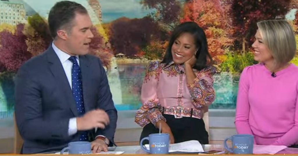 Peter Alexander joined Sheinelle Jones and Dylan Dreyer on Monday's Today Show