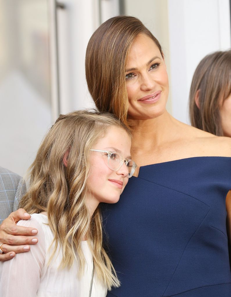 HOLLYWOOD, CA - AUGUST 20:  Jennifer Garner and her daughter, Violet Affleck attend the ceremony honoring Jennifer Garner with a Star on The Hollywood Walk of Fame held on August 20, 2018 in Hollywood, California.  (Photo by Michael Tran/FilmMagic)