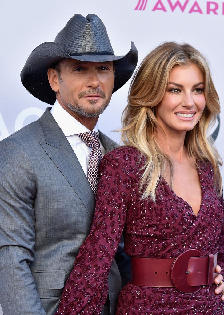 Tim McGraw and Faith Hill attend the 52nd Academy Of Country Music Awards on April 2, 2017 in Las Vegas, Nevada