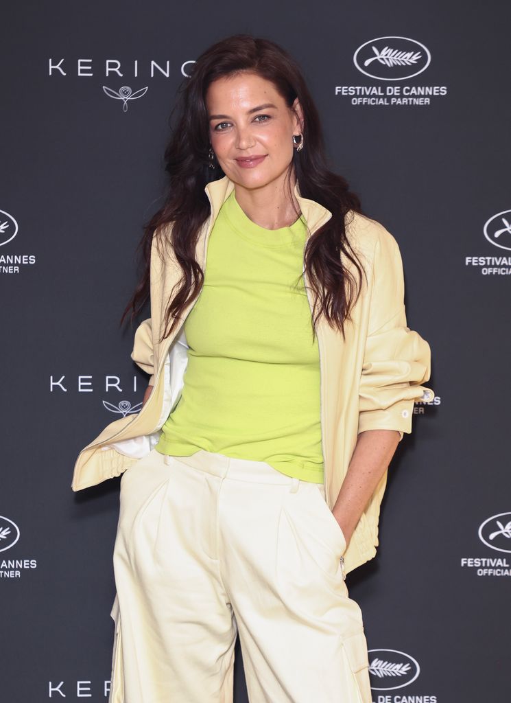 Katie Holmes attends "Kering Women In Motion Talk" at the 76th annual Cannes film festival