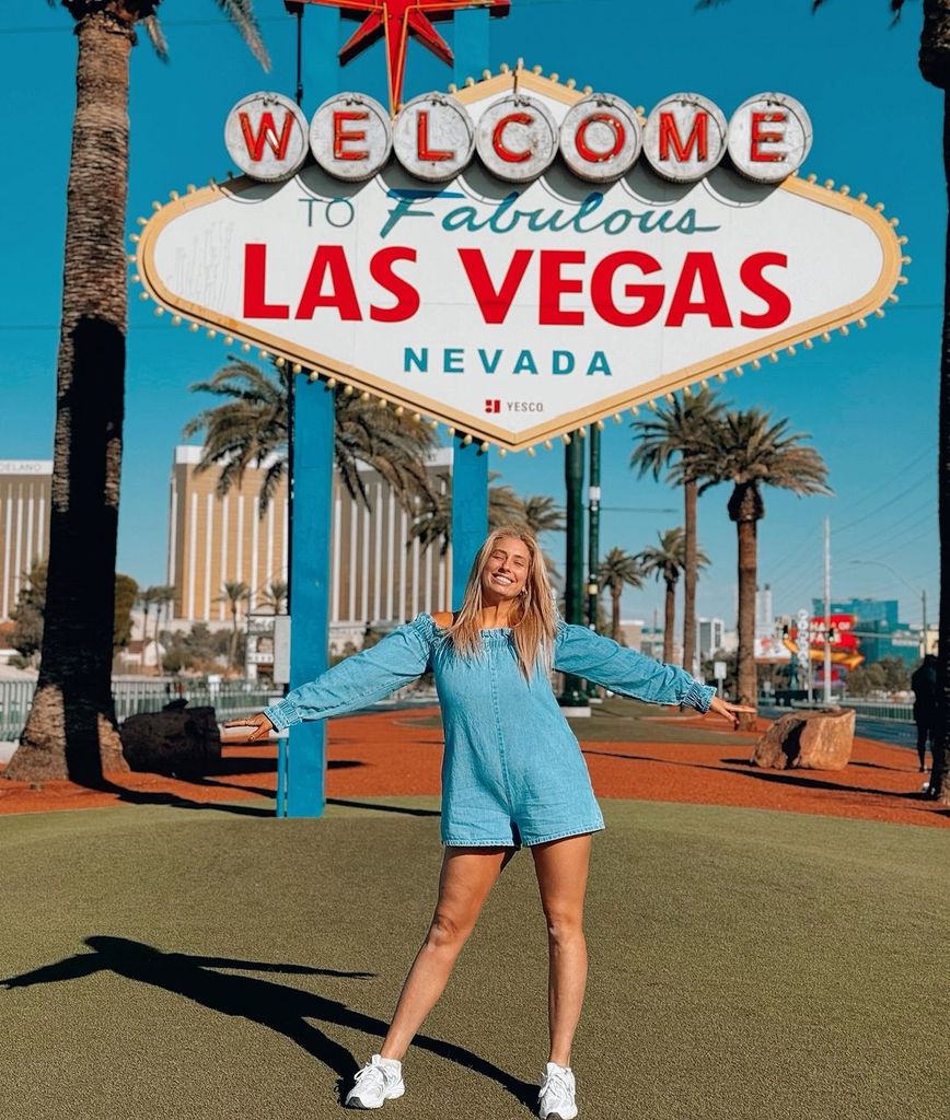 Stacey touched down in Vegas earlier this week