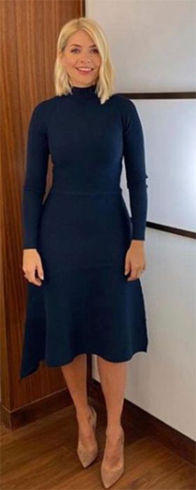 holly willoughby teal dress instagram