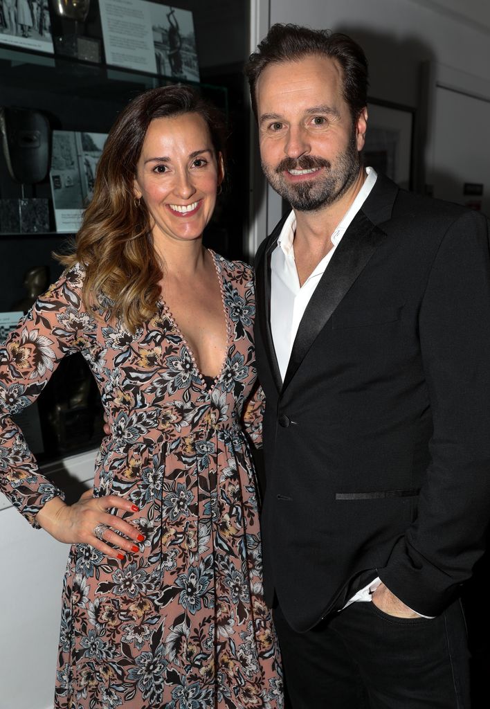 Sarah Boe and Alfie Boe attends an after party 