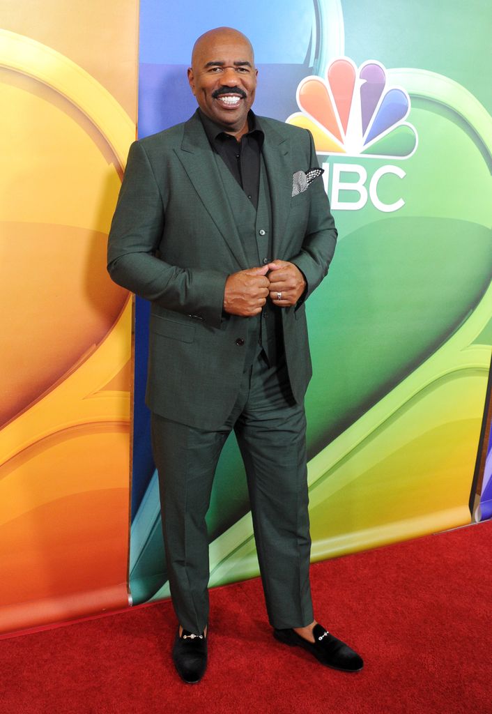 Steve Harvey arrives at the 2017 Summer TCA Tour - NBC Press Tour at The Beverly Hilton Hotel on August 3, 2017 in Beverly Hills, California