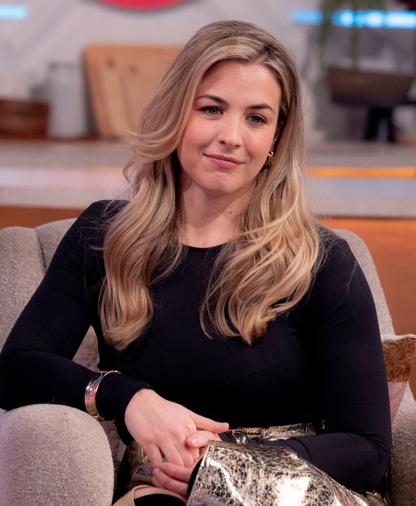 Gemma Atkinson with a bemused look on her face
