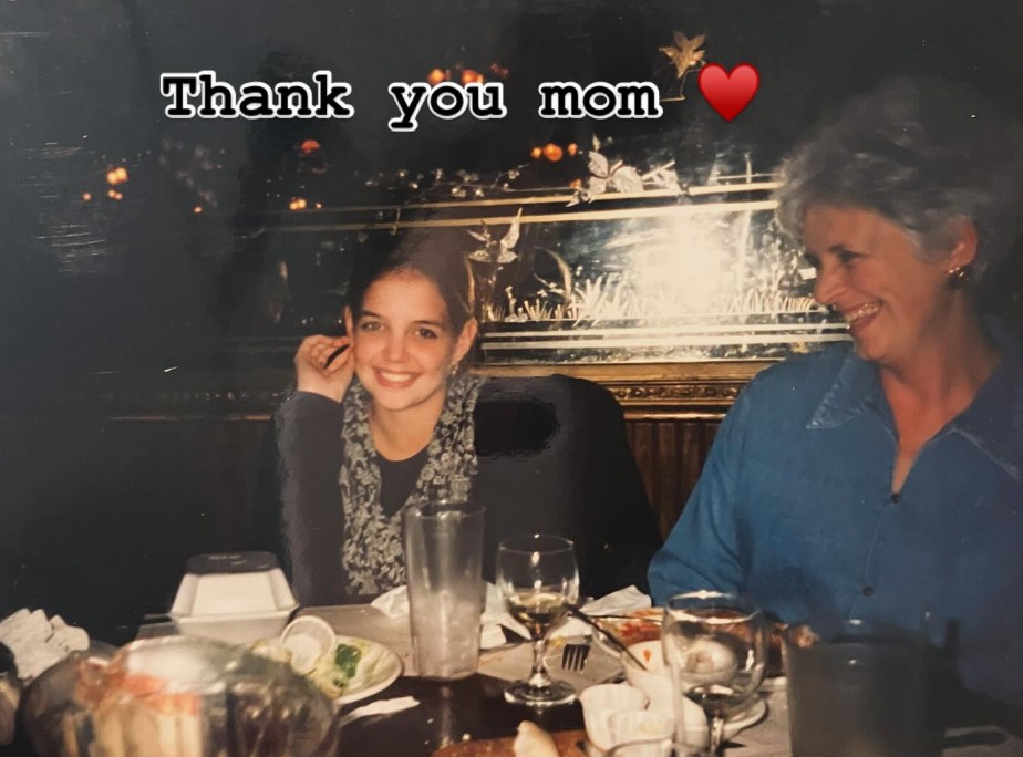 Mother's Day 2025 photo shared by Katie Holmes with her mom Kathleen