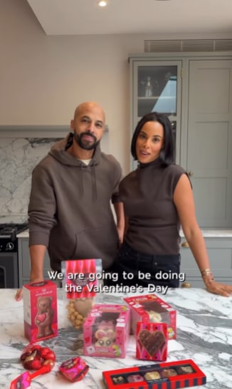 Marvin and Rochelle Humes film Valentines Day promotional video in their brand new kitchen