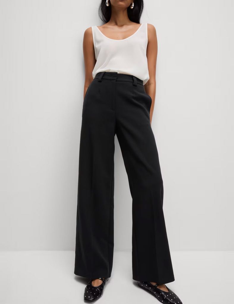 M&S wide-leg trousers