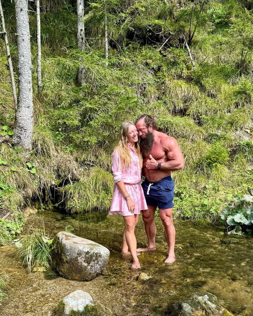 The Liver King and his wife in jungle