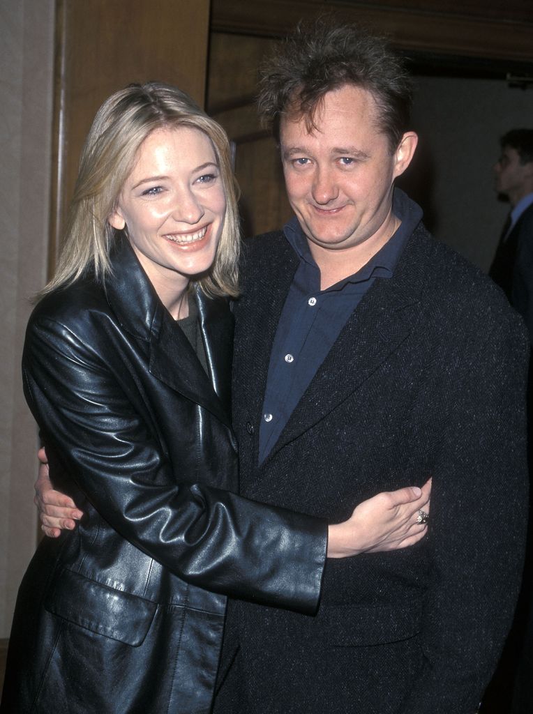 Cate Blanchett and husband Andrew Upton attend the Fourth Annual Broadcast Film Critics Association Awards on January 25, 1999 at the Hotel Sofitel in Los Angeles, California