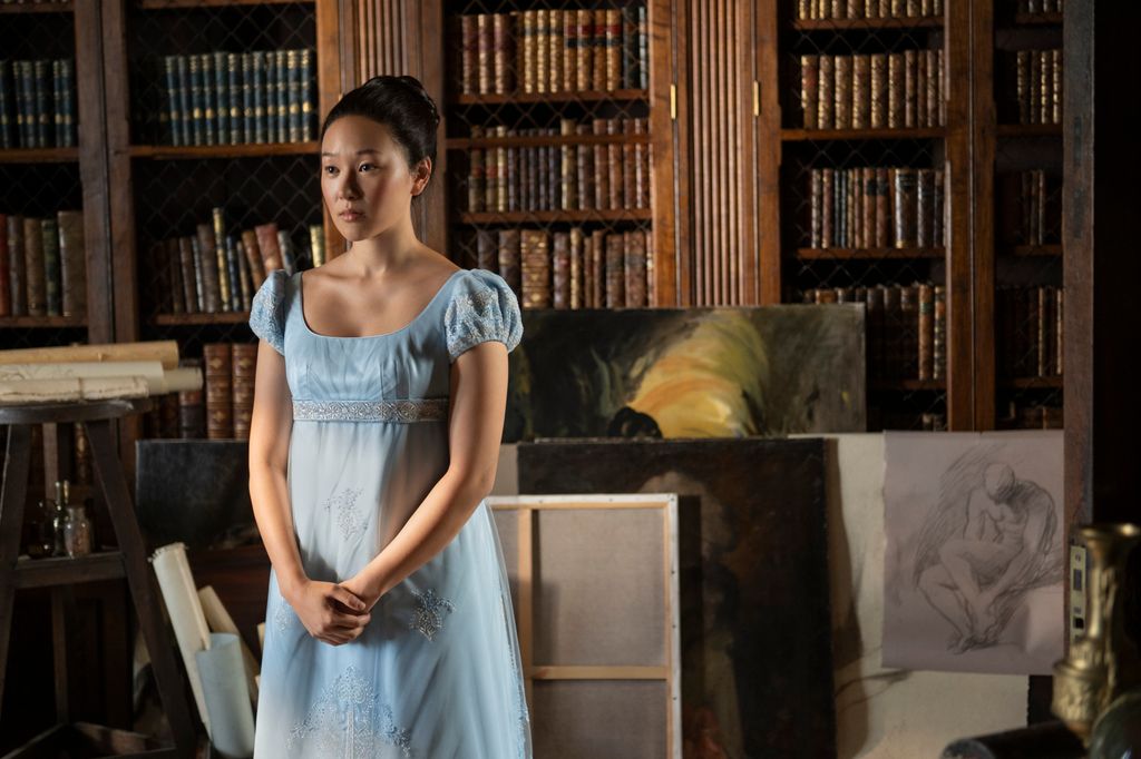 La saison 4 de Bridgerton « prend un tournant » dans une tournure inattendue de la deuxième partie 1 La Chronique des Bridgerton. Yerin Ha dans le rôle de Sophie Baek dans l'épisode 403 de Bridgerton