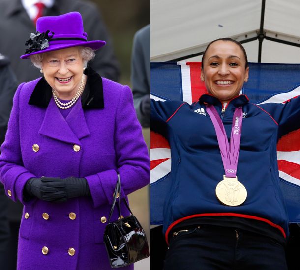 The Queen and Jessica Ennis