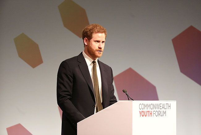 Prince Harry at the Commonwealth Youth forum