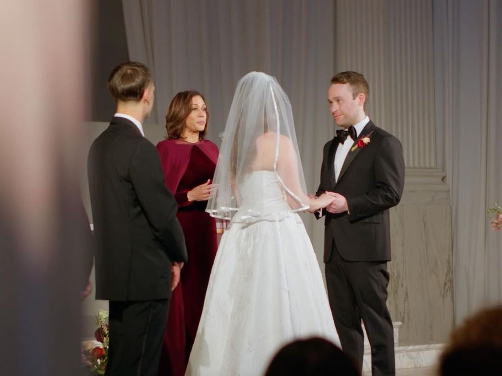 Kamala officiated Cole's wedding to Greenley