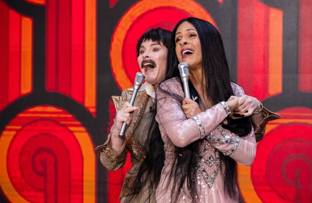 Hoda Kota and Jenna Bush Hager dressed as Sonny & Cher