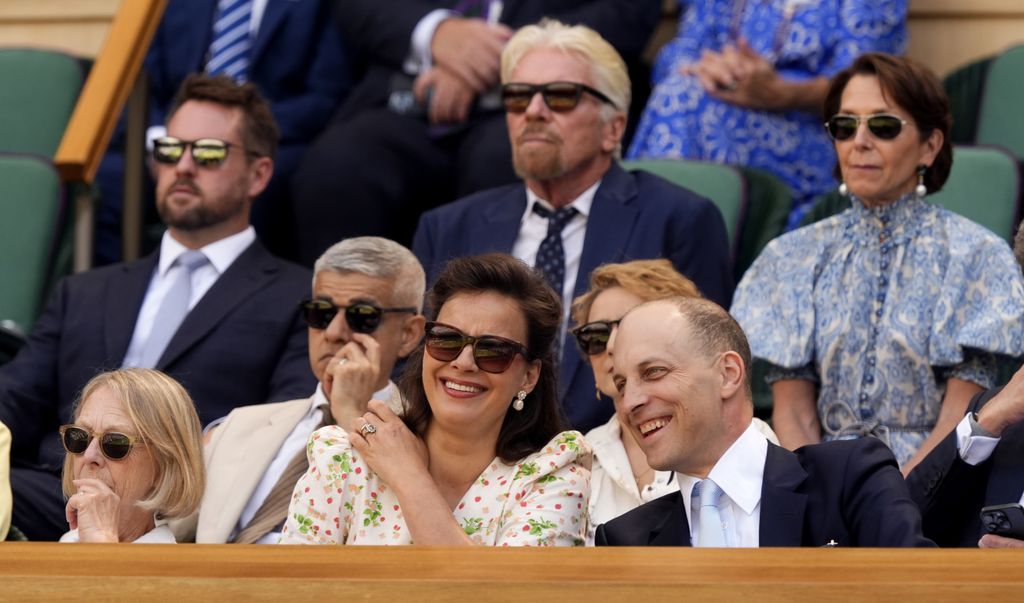 Lady Frederick Windsor, with Lord Frederick Windsor in the Royal Box