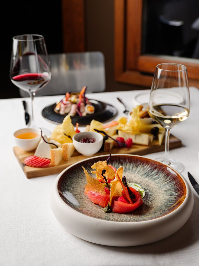 Dine at Restaurant Bistrò Alpino for colourful, flavoursome food