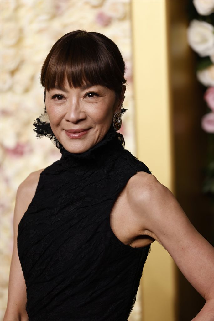 Michelle Yeoh arrives for the 82nd annual Golden Globe Awards ceremony at the Beverly Hilton Hotel in Beverly Hills, California, USA, 05 January 2025.