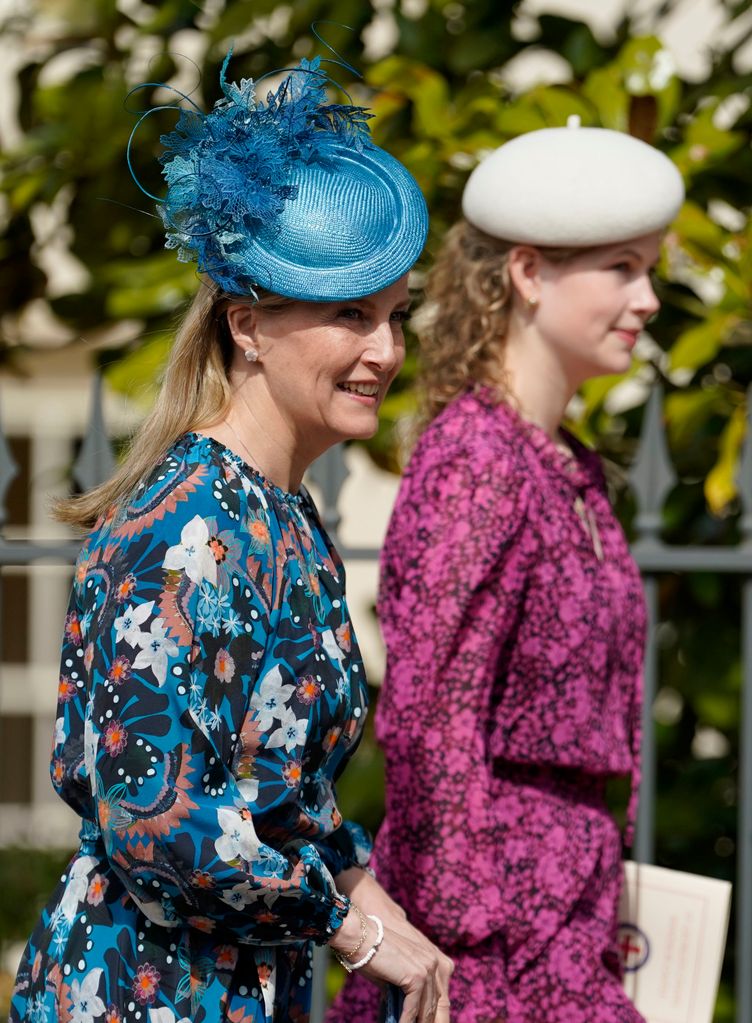 Lady Louise Windsor wore the beret first, debuting the ivory hat in 2022